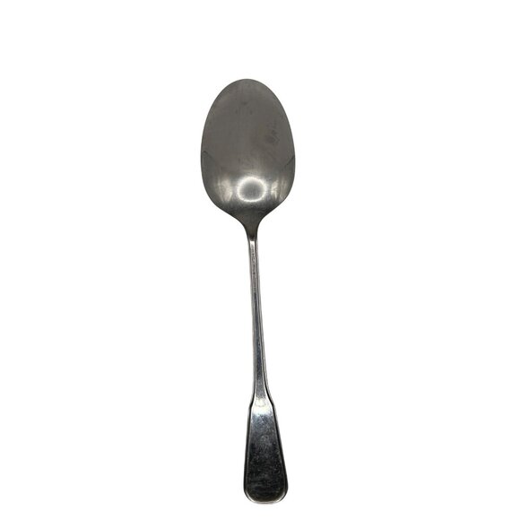 Oneida Silver Village Stainless Flatware Serving Spoon Vintage 1982-1989 Durable - Picture 3 of 4